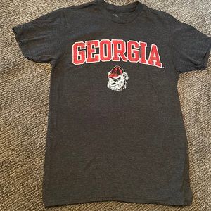 Grey Georgia Bulldogs Tshirt